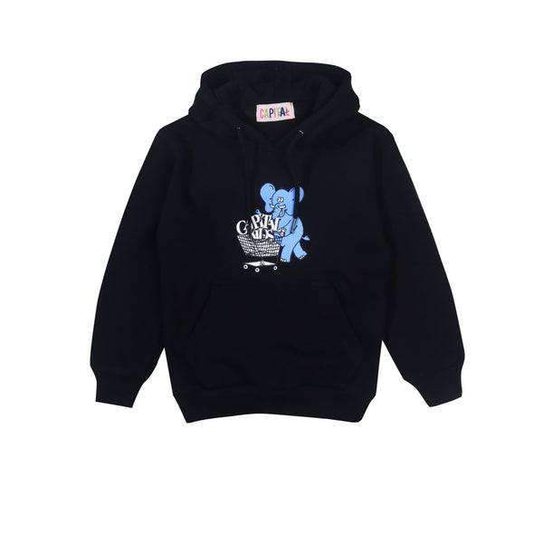 Elephant Hoodie - Black
