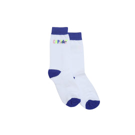 Logo Colors Socks - White