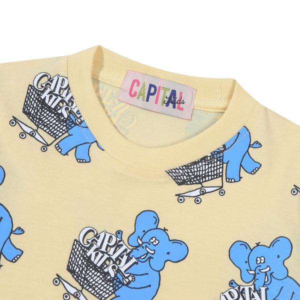 Elephant All Over - Cream