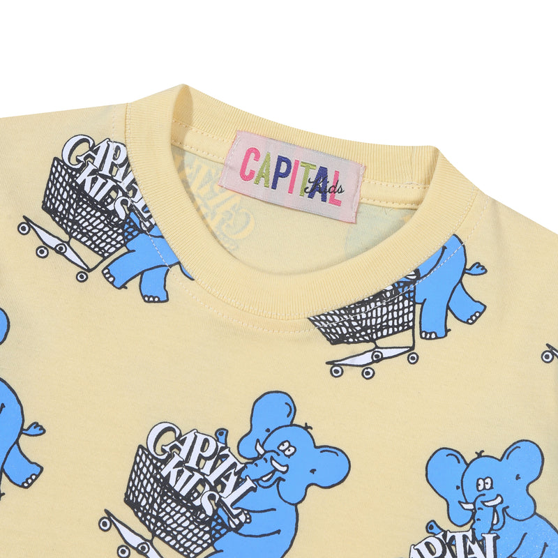 Elephant All Over - Cream