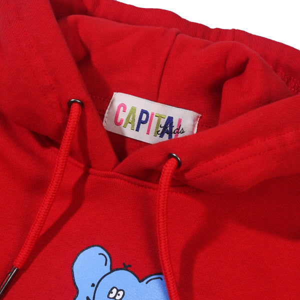 Elephant Hoodie - Red