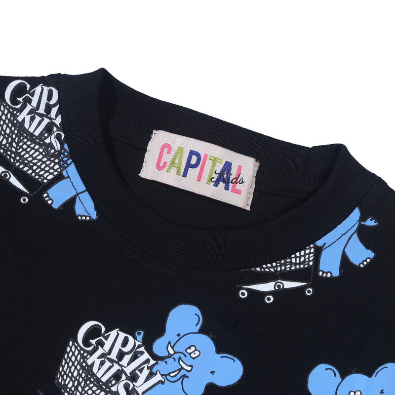 Elephant All Over - Black