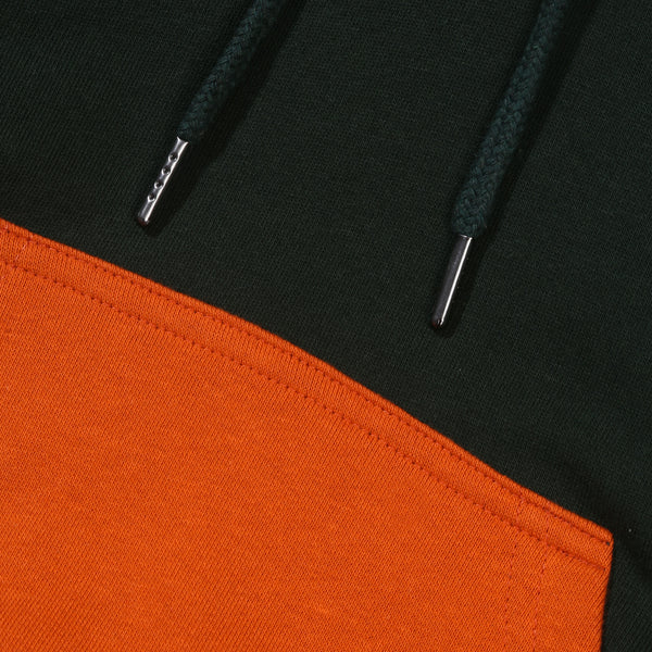 Two-Tone Hoodie - Green