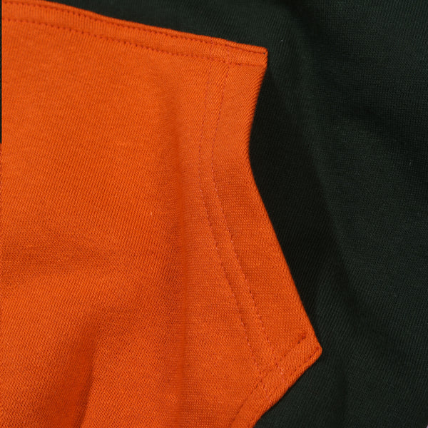 Two-Tone Hoodie - Green